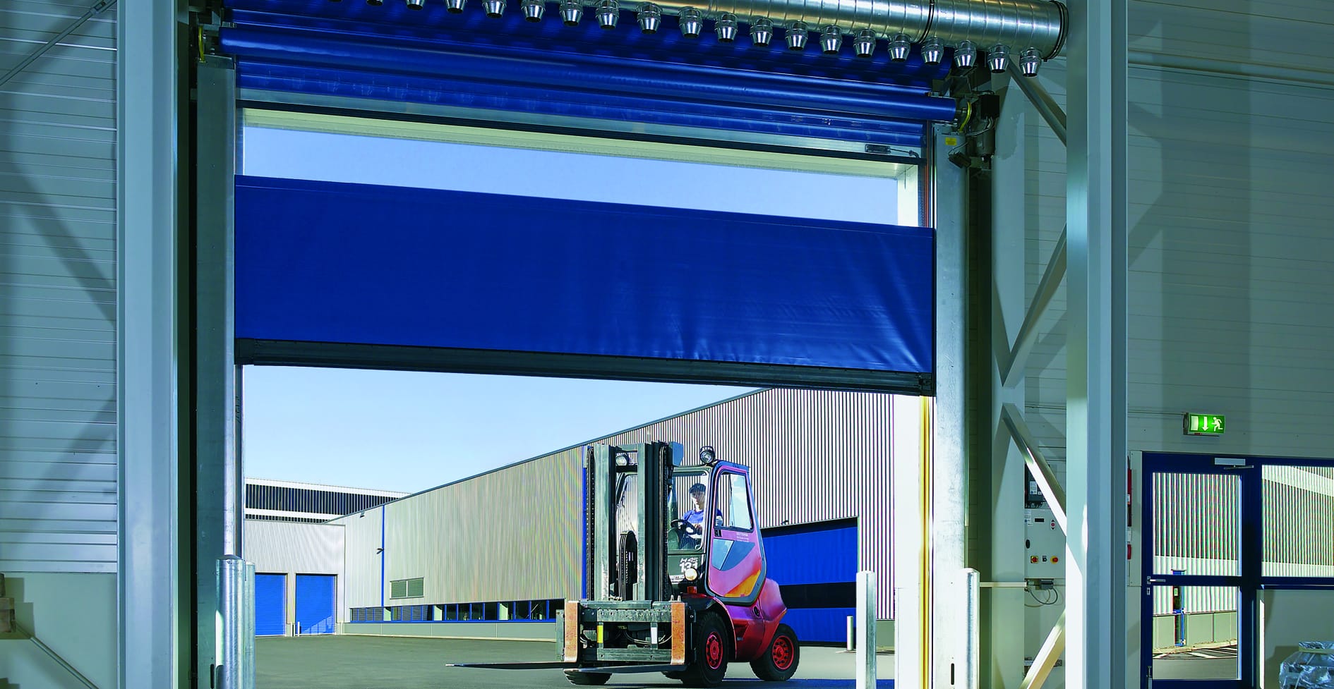 Porte souple rapide